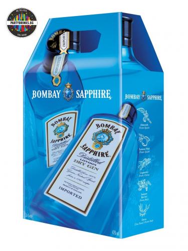 Джин Bombay Sapphire 2 x 1.0L 47% Twin Pack